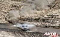 Stéphane Peterhansel, al volante del Peugeot 2008 DKR16, durante la etapa 11 del Rally Dakar 2016, disputada entre La Rioja y San Juan.