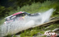 Nasser Al-Attiyah, al volante del Mini ALL4 Racing, durante la etapa 12 del Rally Dakar 2016, disputada entre San Juan y Villa Carlos Paz.