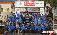 Podio y doblete del equipo Volkswagen en el Rally de Montecarlo 2016, por tercer año consecutivo.