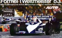Nelson Piquet se proclamó Campeón del Mundo de Fórmula 1 en 1983, al volante del Brabham-BMW BT52.