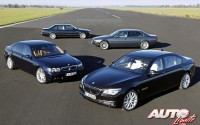 El primer BMW Serie 7 con motor V12 fue presentado en 1987.