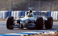 Ralf Schumacher al volante del Williams-BMW FW22 (2000).