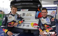 Sébastien Ogier y Julien Ingrassia celebraban en el Rally de México 2016 su participación número 100 en el Campeonato del Mundo de Rallyes WRC.