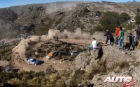 Mads Ostberg al volante del Ford Fiesta RS WRC, durante el Rally de Argentina 2016, puntuable para el Campeonato del Mundo de Rallyes WRC 2016.