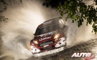 Khalid Al Suwaidi al volante del Ford Fiesta R5 WRC2, durante el Rally de Argentina 2016, puntuable para el Campeonato del Mundo de Rallyes WRC2 2016.
