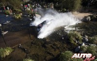 Sébastien Ogier al volante del Volkswagen Polo R WRC, durante el Rally de Argentina 2016, puntuable para el Campeonato del Mundo de Rallyes WRC 2016.