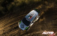 Lorenzo Bertelli al volante del Ford Fiesta RS WRC, durante el Rally de Argentina 2016, puntuable para el Campeonato del Mundo de Rallyes WRC 2016.