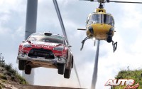 Kris Meeke al volante del Citroën DS3 WRC, vencedor del Rally de Portugal 2016, puntuable para el Campeonato del Mundo de Rallyes WRC 2016.