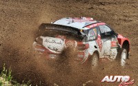 Kris Meeke al volante del Citroën DS3 WRC, vencedor del Rally de Portugal 2016, puntuable para el Campeonato del Mundo de Rallyes WRC 2016.