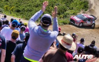 Kris Meeke al volante del Citroën DS3 WRC, vencedor del Rally de Portugal 2016, puntuable para el Campeonato del Mundo de Rallyes WRC 2016.