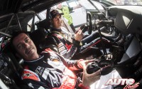 Dani Sordo y Marc Martí a bordo del Hyundai i20 WRC, durante el Rally de Italia/Cerdeña 2016, puntuable para el Campeonato del Mundo de Rallyes WRC 2016.