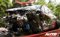 Stéphane Lefebvre protagonizó un fuerte accidente durante la segunda etapa del Rally de Alemania 2016. Su Citroën DS3 WRC golpeó contra las protecciones de hormigón y contra un árbol, ocasionando al piloto y a su copiloto lesiones de consideración que les obligó a ser hospitalizados.
