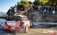 Craig Breen al volante del Citroën DS3 WRC, durante el Rally de Francia / Tour de Córcega 2016, puntuable para el Campeonato del Mundo de Rallyes WRC 2016.