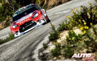 Craig Breen al volante del Citroën DS3 WRC, durante el Rally de Francia / Tour de Córcega 2016, puntuable para el Campeonato del Mundo de Rallyes WRC 2016.