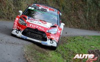 Kris Meeke al volante del Citroën DS3 WRC, durante el Rally de Francia / Tour de Córcega 2016, puntuable para el Campeonato del Mundo de Rallyes WRC 2016.