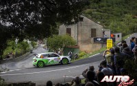 Jan Kopecký al volante del Skoda Fabia R5 WRC2, durante el Rally de Francia / Tour de Córcega 2016, puntuable para el Campeonato del Mundo de Rallyes WRC 2016.