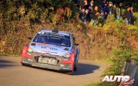 Thierry Neuville al volante del Hyundai i20 WRC, durante el Rally de Francia / Tour de Córcega 2016, puntuable para el Campeonato del Mundo de Rallyes WRC 2016.