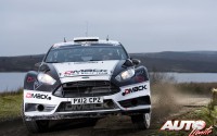 Ott Tänak al volante del Ford Fiesta RS WRC, durante el Rally de Gran Bretaña / Gales 2016, puntuable para el Campeonato del Mundo de Rallyes WRC 2016.