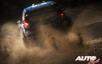 Eric Camilli al volante del Ford Fiesta RS WRC, durante el Rally de España / Cataluña 2016, puntuable para el Campeonato del Mundo de Rallyes WRC 2016.