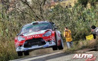 Craig Breen al volante del Citroën DS3 WRC, durante el Rally de España / Cataluña 2016, puntuable para el Campeonato del Mundo de Rallyes WRC 2016.