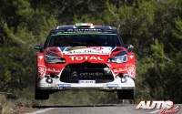 Craig Breen al volante del Citroën DS3 WRC, durante el Rally de España / Cataluña 2016, puntuable para el Campeonato del Mundo de Rallyes WRC 2016.