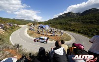 Kevin Abbring al volante del Hyundai i20 WRC, durante el Rally de España / Cataluña 2016, puntuable para el Campeonato del Mundo de Rallyes WRC 2016.