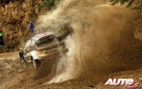 Ott Tänak al volante del Ford Fiesta RS WRC, durante el Rally de España / Cataluña 2016, puntuable para el Campeonato del Mundo de Rallyes WRC 2016.