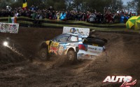 Sébastien Ogier al volante del Volkswagen Polo R WRC, durante el Rally de España / Cataluña 2016, puntuable para el Campeonato del Mundo de Rallyes WRC 2016.