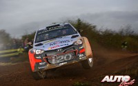 Kevin Abbring al volante del Hyundai i20 WRC, durante el Rally de España / Cataluña 2016, puntuable para el Campeonato del Mundo de Rallyes WRC 2016.