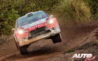 Kris Meeke al volante del Citroën DS3 WRC, durante el Rally de España / Cataluña 2016, puntuable para el Campeonato del Mundo de Rallyes WRC 2016.