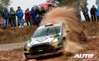 Lorenzo Bertelli al volante del Ford Fiesta RS WRC, durante el Rally de España / Cataluña 2016, puntuable para el Campeonato del Mundo de Rallyes WRC 2016.