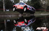 Dani Sordo, al volante del Hyundai i20 WRC, durante el Rally de Argentina 2015, puntuable para el Campeonato del Mundo de Rallyes WRC.
