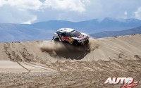 Stéphane Peterhansel, al volante del Peugeot 3008 DKR, durante la 4ª etapa del Rally Dakar 2017, disputada entre San Salvador de Jujuy (Argentina) y Tupiza (Bolivia).