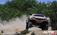 Carlos Sainz, al volante del Peugeot 3008 DKR, durante la 3ª etapa del Rally Dakar 2017, disputada entre San Miguel de Tucumán y San Salvador de Jujuy (Argentina).