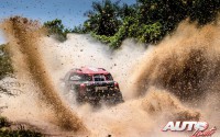 Yazzed Al-Rajhi, al volante del MINI John Cooper Works Rally, durante la 2ª etapa del Rally Dakar 2017, disputada entre Resistencia y San Miguel de Tucumán (Argentina).