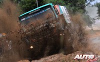 Ton van Genugten, al volante del Iveco Trakker 4x4, durante la 1ª etapa del Rally Dakar 2017, disputada entre Asunción (Paraguay) y Resistencia (Argentina).