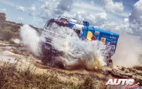 Ayrat Mardeev, al volante del Kamaz 4326, durante la 1ª etapa del Rally Dakar 2017, disputada entre Asunción (Paraguay) y Resistencia (Argentina).