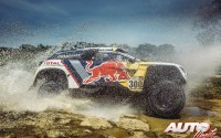 Stéphane Peterhansel, al volante del Peugeot 3008 DKR, durante la 1ª etapa del Rally Dakar 2017, disputada entre Asunción (Paraguay) y Resistencia (Argentina).