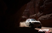 Sylvio de Barros, al volante del MINI ALL4 Racing, durante la 3ª etapa del Rally Dakar 2017, disputada entre San Miguel de Tucumán y San Salvador de Jujuy (Argentina).