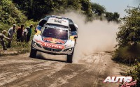 Sébastien Loeb, al volante del Peugeot 3008 DKR, durante la 2ª etapa del Rally Dakar 2017, disputada entre Resistencia y San Miguel de Tucumán (Argentina).