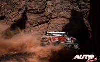 Mikko Hirvonen, al volante del MINI John Cooper Works Rally, durante la 3ª etapa del Rally Dakar 2017, disputada entre San Miguel de Tucumán y San Salvador de Jujuy (Argentina).