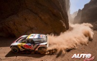 Stéphane Peterhansel, al volante del Peugeot 3008 DKR, durante la 3ª etapa del Rally Dakar 2017, disputada entre San Miguel de Tucumán y San Salvador de Jujuy (Argentina).