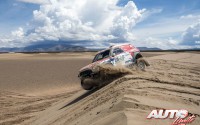 Jakub Przygonski, al volante del MINI ALL4 Racing, durante la 4ª etapa del Rally Dakar 2017, disputada entre San Salvador de Jujuy (Argentina) y Tupiza (Bolivia).
