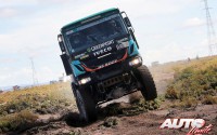 Ton van Genugten, al volante del Iveco Trakker 4x4, durante la 8ª etapa del Rally Dakar 2017, disputada entre Uyuni (Bolivia) y Salta (Argentina).