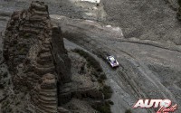 Stéphane Peterhansel, al volante del Peugeot 3008 DKR, durante la 8ª etapa del Rally Dakar 2017, disputada entre Uyuni (Bolivia) y Salta (Argentina).