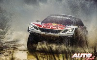 Sébastien Loeb, al volante del Peugeot 3008 DKR, durante la 1ª etapa del Rally Dakar 2017, disputada entre Asunción (Paraguay) y Resistencia (Argentina).