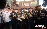 El equipo Peugeot Sport obtenía el triplete en la categoría de coches del Rally Dakar 2017, con Stéphane Peterhansel, Sébastien Loeb y Cyril Despres completando el podio de los triunfadores.