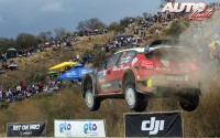 Kris Meeke, al volante del Citroën C3 WRC, durante el Rallye de México 2017, puntuable para el Campeonato del Mundo de Rallyes WRC.
