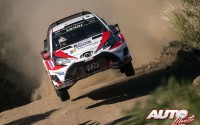 Jari-Matti Latvala, al volante del Toyota Yaris WRC, durante el Rallye de Argentina 2017, puntuable para el Campeonato del Mundo de Rallies WRC 2017.