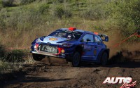 Dani Sordo, al volante del Hyundai i20 Coupé WRC, durante el Rallye de Argentina 2017, puntuable para el Campeonato del Mundo de Rallies WRC.